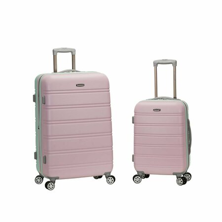FOX LUGGAGE Foxluggage Expandable Abs Spinner Set, 2 Pieces F225-MINT